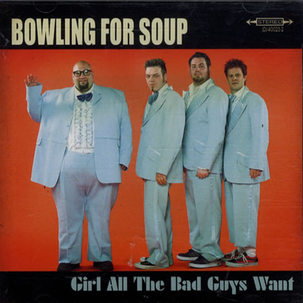 Bowling For Soup Girl All The Bad Guys Want US Promo CD single (CD5 / 5") JDJ-40025-2R