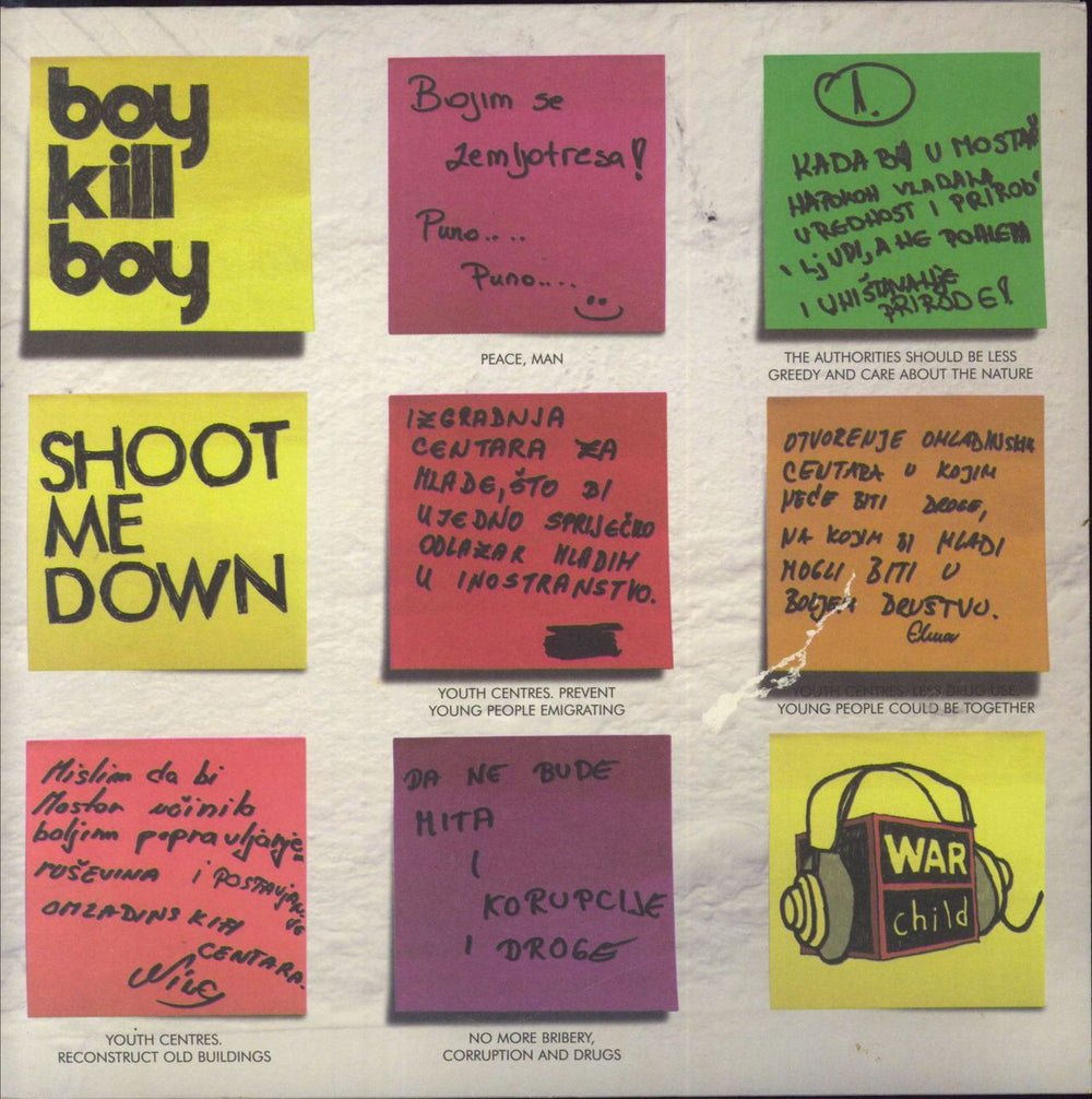 Boy Kill Boy Shoot Me Down UK 7" vinyl single (7 inch record / 45) 1709309