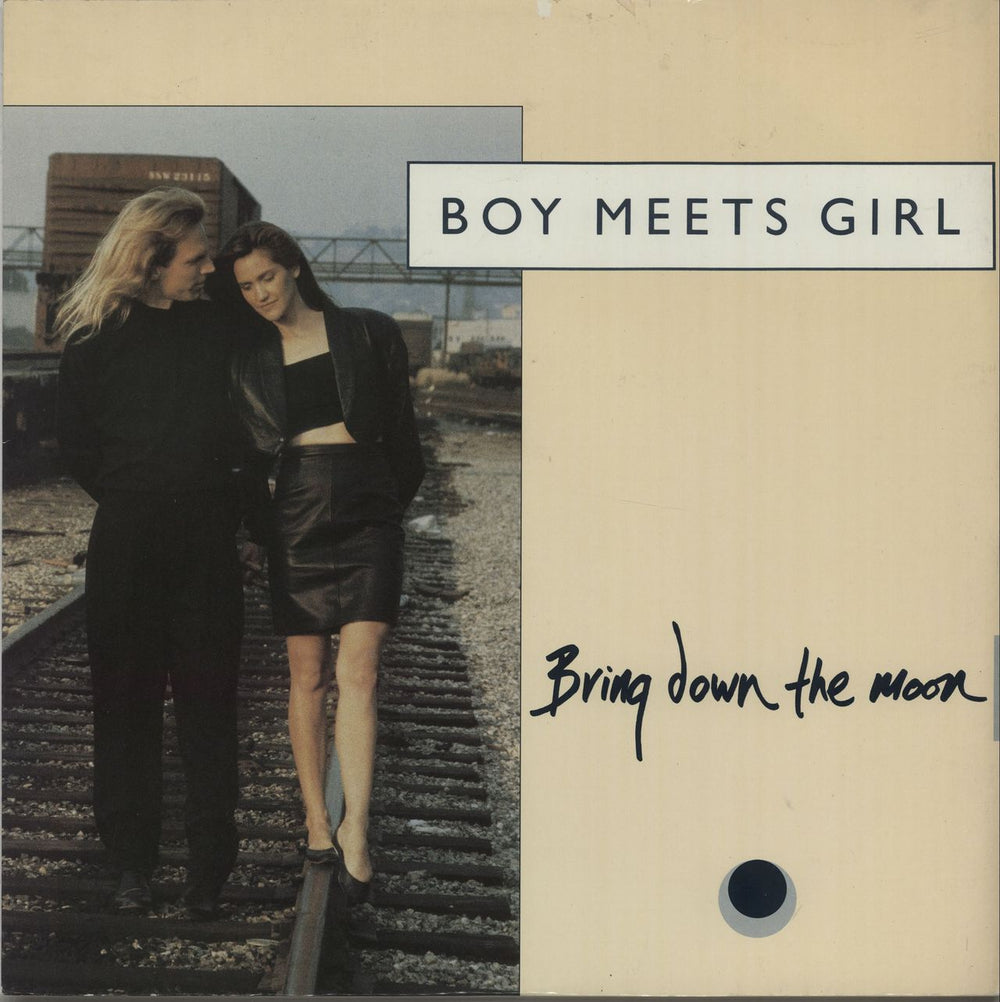 Boy Meets Girl Bring Down The Moon UK 12" vinyl single (12 inch record / Maxi-single) PT49494