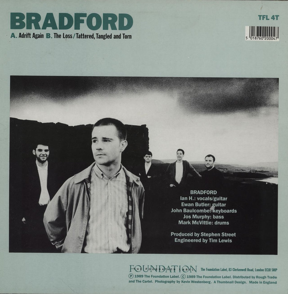 Bradford Adrift Again UK 12" vinyl single (12 inch record / Maxi-single) 5018760200047