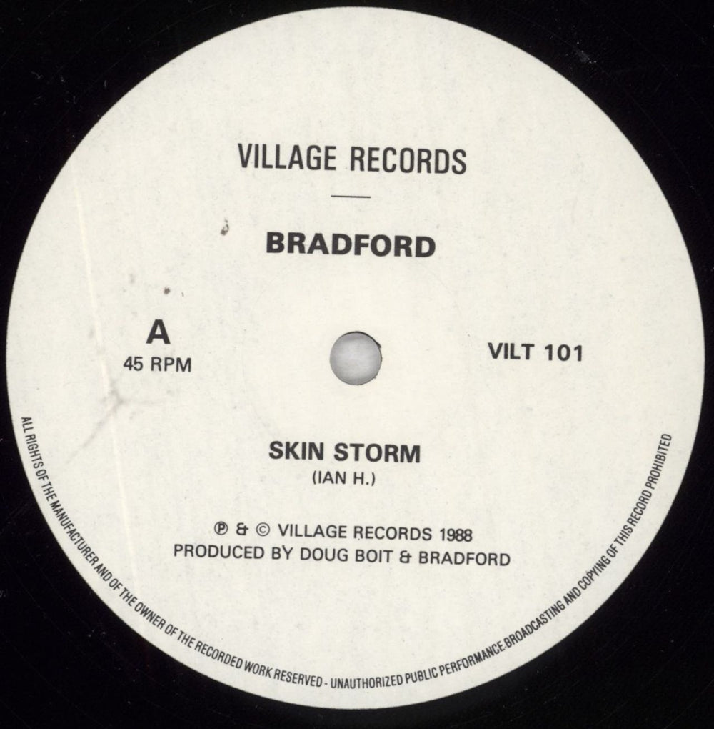 Bradford Skin Storm UK 12" vinyl single (12 inch record / Maxi-single) BFD12SK828621