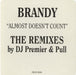 Brandy Almost Doesn't Count US Promo CD single (CD5 / 5") PRCD8906