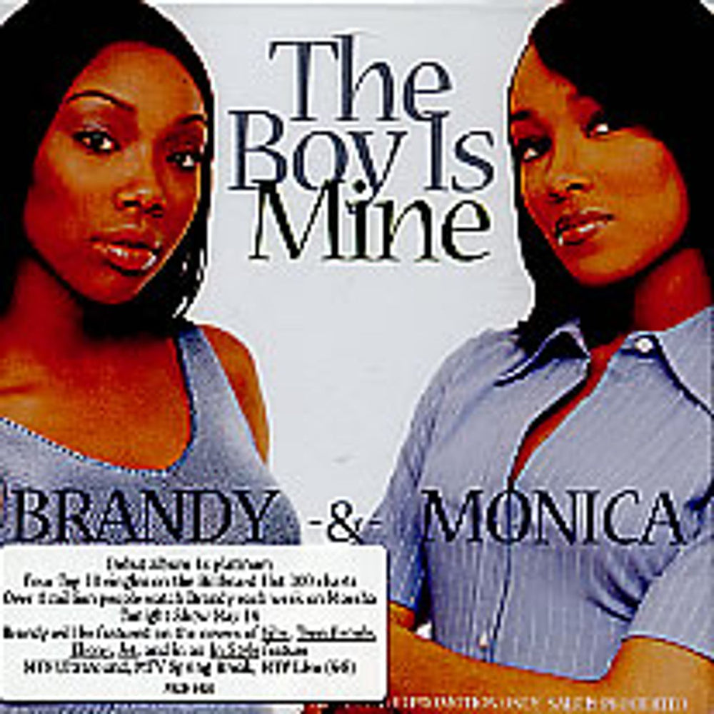 Brandy The Boy Is Mine US Promo CD single (CD5 / 5") PRCD8495