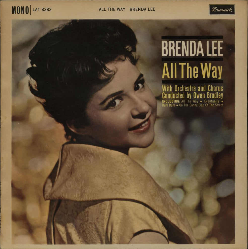 Brenda Lee All The Way - VG+ UK vinyl LP album (LP record) LAT8383