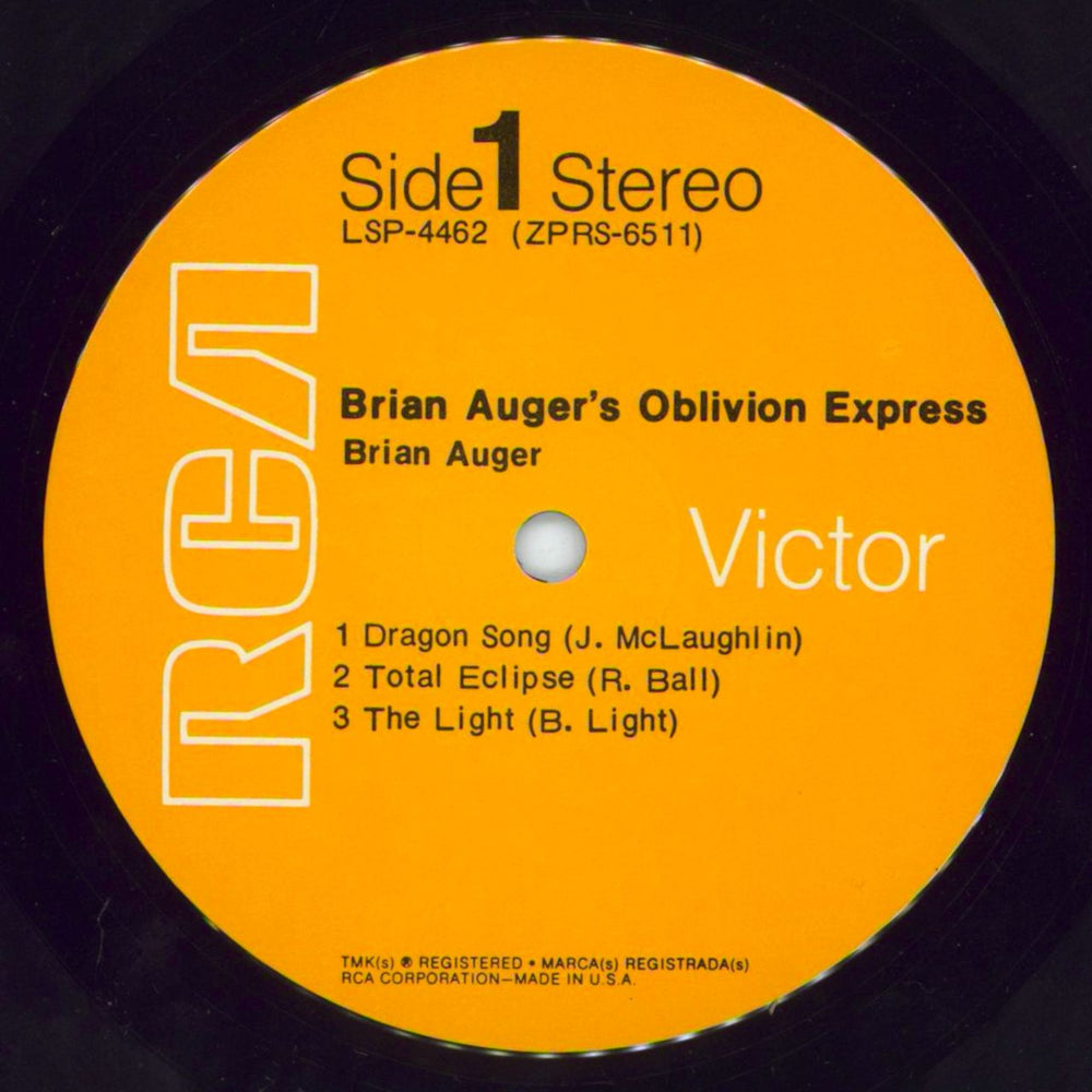 Brian Auger Brian Auger's Oblivion Express US vinyl LP album (LP record) AUGLPBR805907