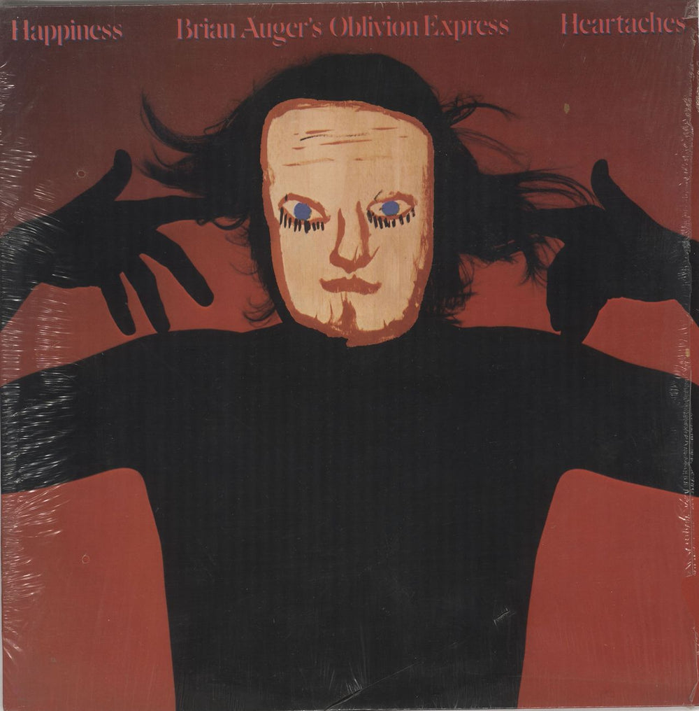 Brian Auger Happiness Heartaches - shrink US vinyl LP album (LP record) BS2981