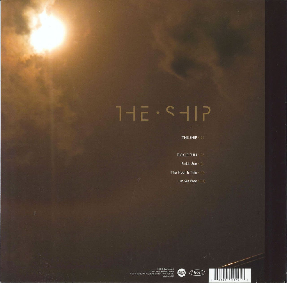 Brian Eno The Ship - Translucent Vinyl - EX UK 2-LP vinyl record set (Double LP Album) 801061027216