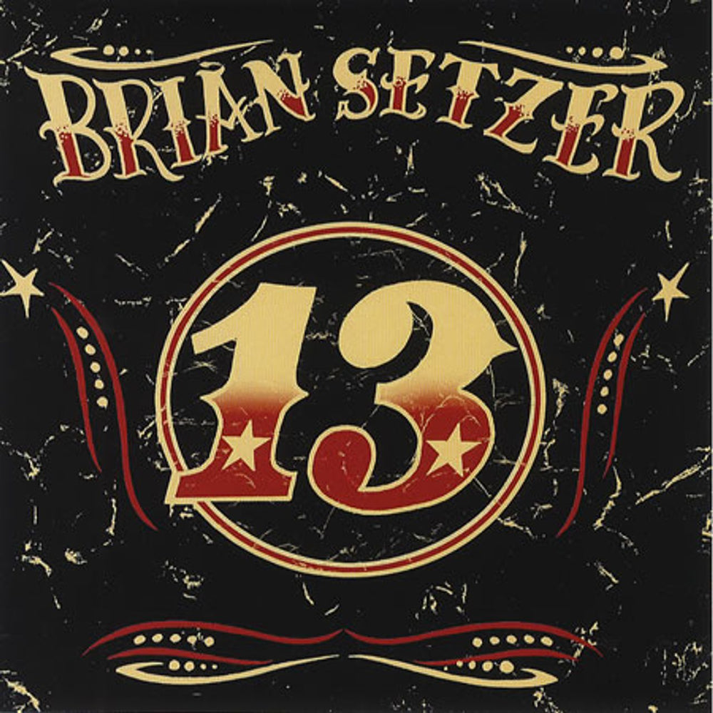 Brian Setzer 13 Thirteen US Promo CD album (CDLP) PRO44119-2