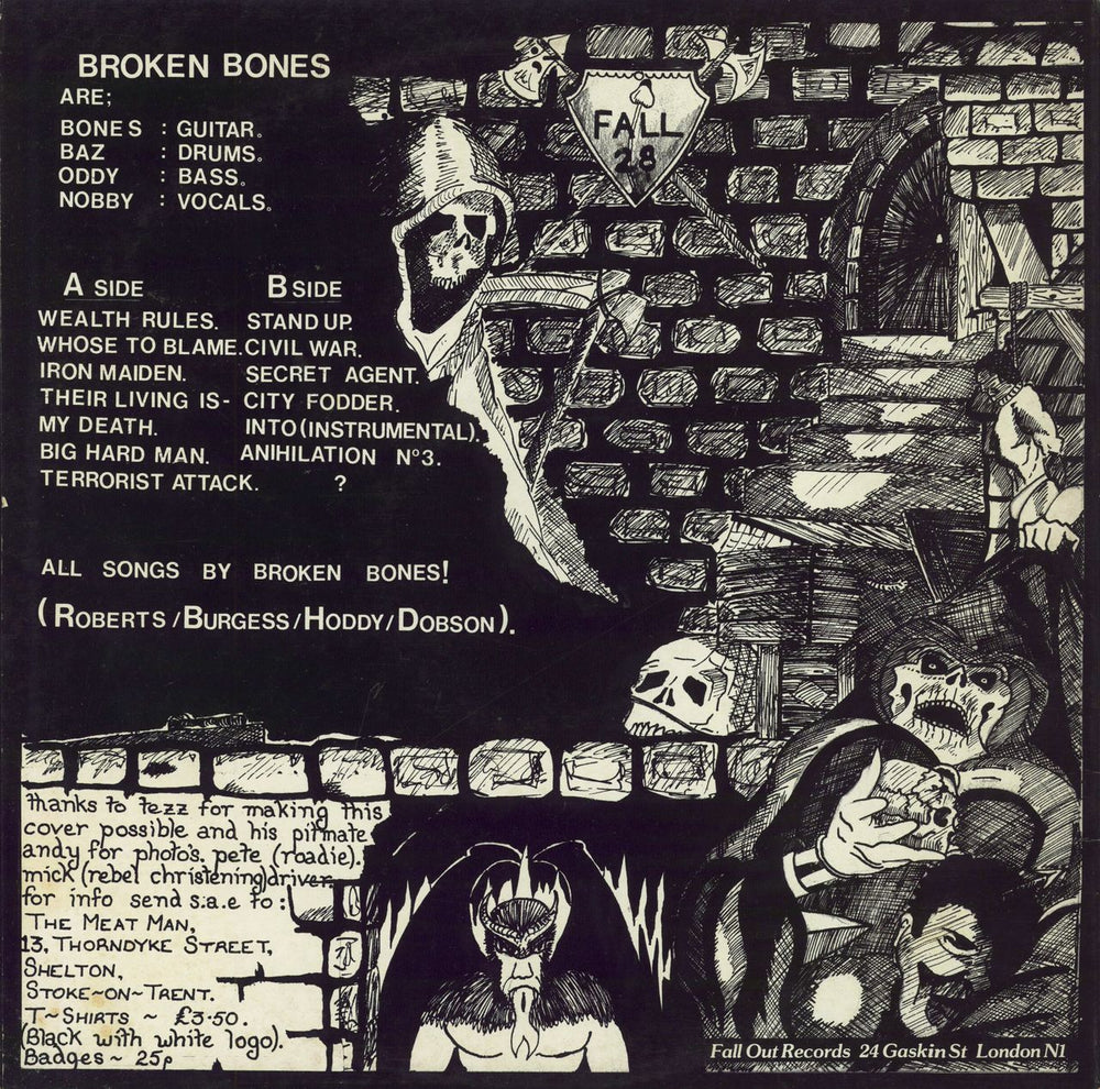 Broken Bones Dem Bones - EX UK vinyl LP album (LP record)