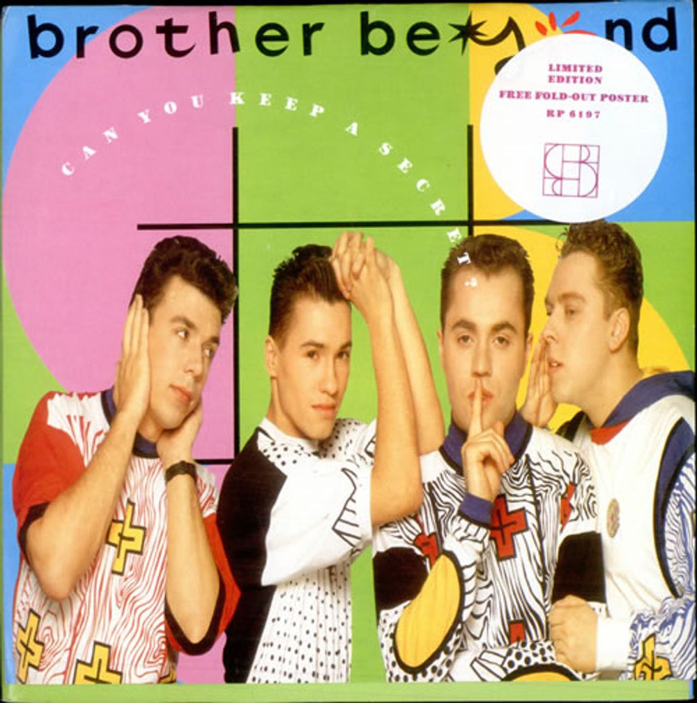 Brother Beyond Can You Keep A Secret (89 Mix) - Poster Sleeve UK 7" vinyl single (7 inch record / 45) RP6197