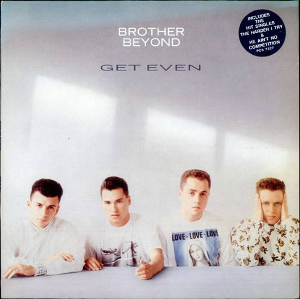 Brother Beyond Get Even + Hype Sticker UK vinyl LP album (LP record) PCS7327