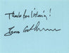 Bruce Cockburn Page From An Autograph Book UK memorabilia AUTOGRAPH