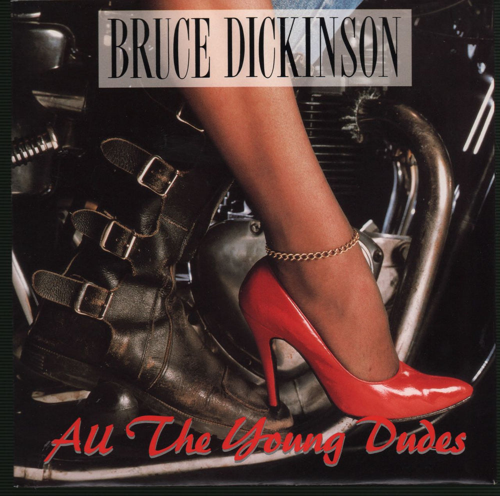 Bruce Dickinson All The Young Dudes - Solid UK 7" vinyl single (7 inch record / 45) EM142