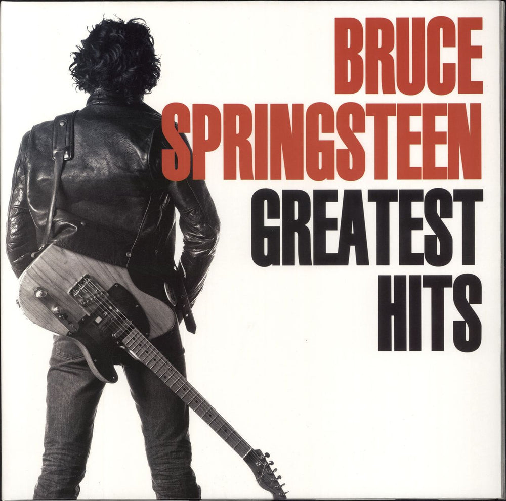 Bruce Springsteen Greatest Hits - RSD18 - Red Vinyl UK 2-LP vinyl record set (Double LP Album) 889854601218