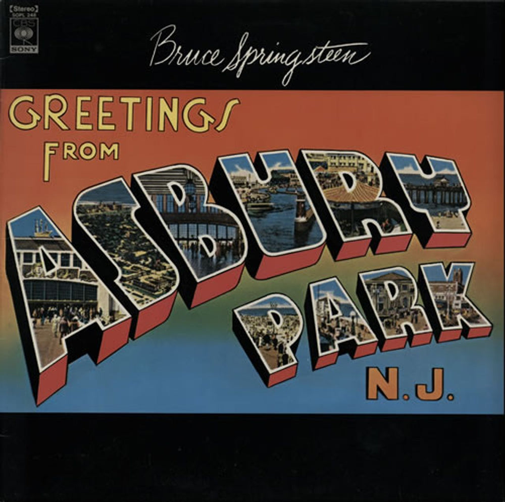 Bruce Springsteen Greetings From Asbury Park N.J. Japanese vinyl LP album (LP record) SOPL-248