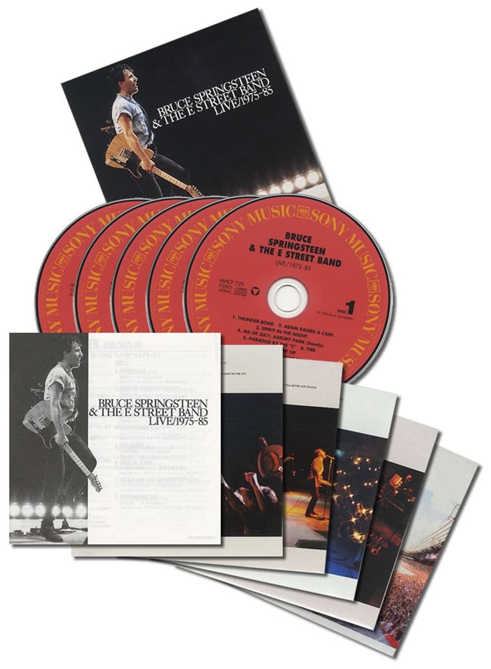 Bruce Springsteen Live/1975-85 Japanese 5-CD album set SPR5CLI392150