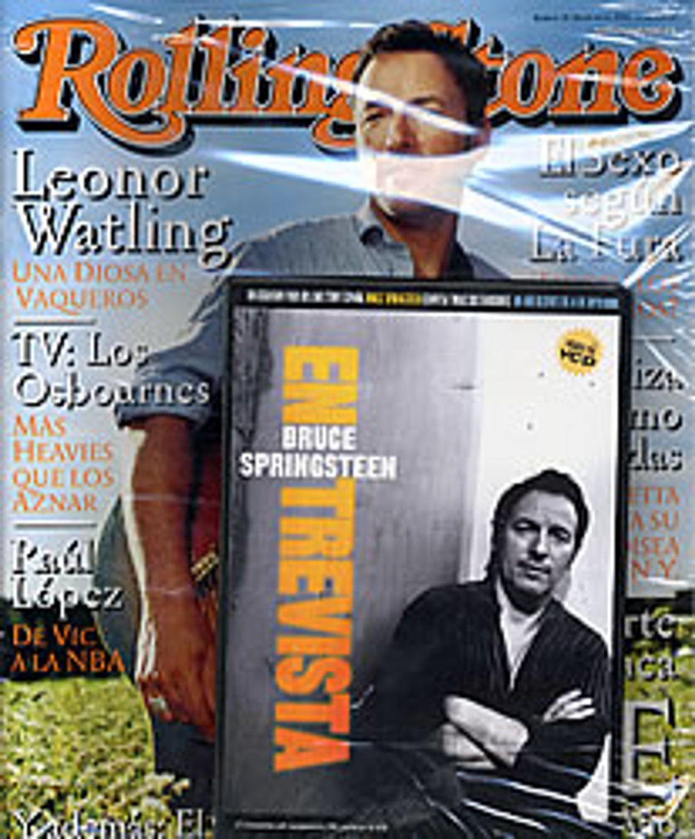 Bruce Springsteen Rolling Stone Spanish Video CD SEPTEMBER 2002