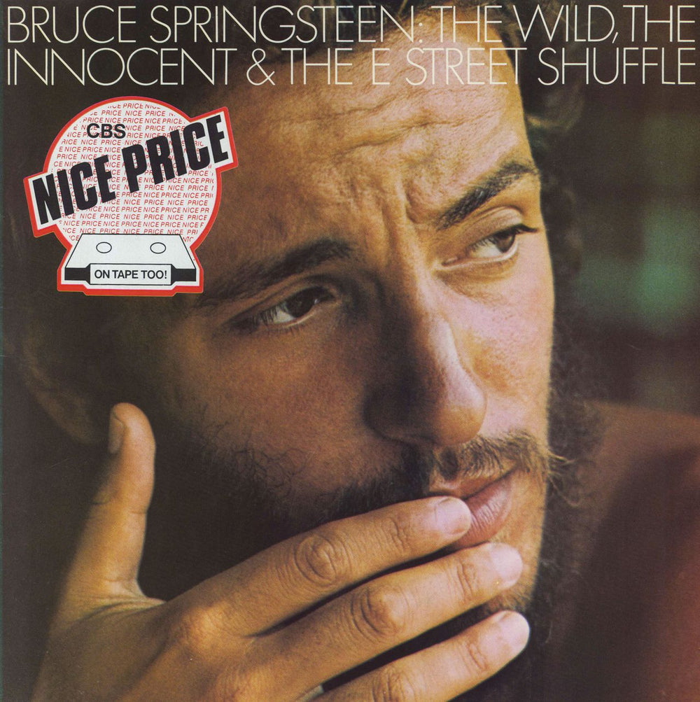 Bruce Springsteen The Wild, The Innocent & The E Street Shuffle - Stickered Sleeve UK vinyl LP album (LP record) 32363