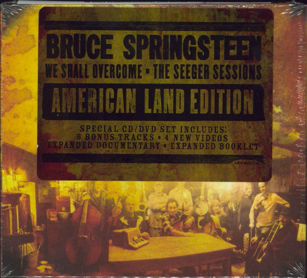 Bruce Springsteen We Shall Overcome: The Seeger Sessions - American Land Edition - Sealed UK 2-disc CD/DVD set 82876830742