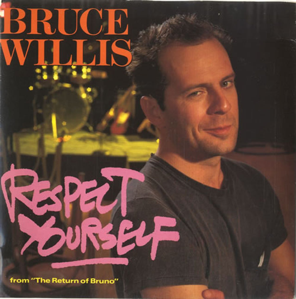 Bruce Willis Respect Yourself UK 7" vinyl single (7 inch record / 45) ZB41117