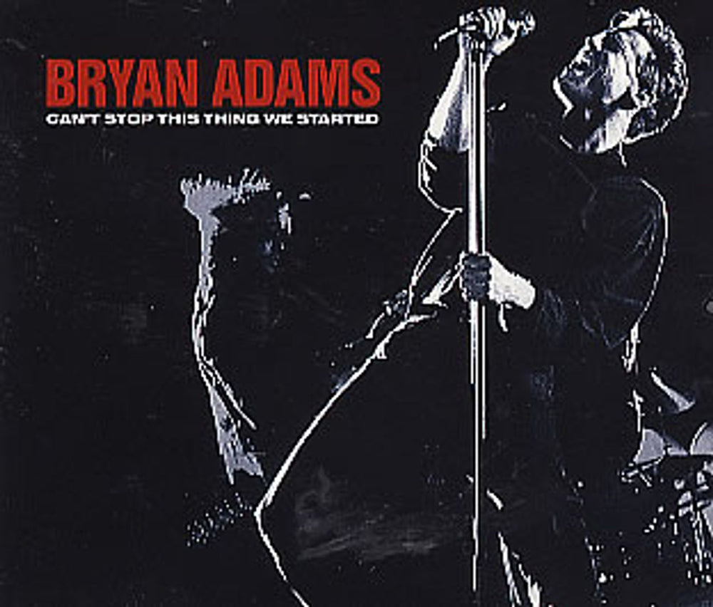 Bryan Adams Can't Stop This Thing We Started UK CD single (CD5 / 5") AMCD812