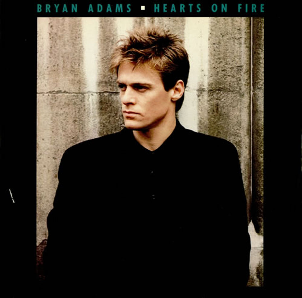 Bryan Adams Hearts On Fire UK 12" vinyl single (12 inch record / Maxi-single) ADAM312