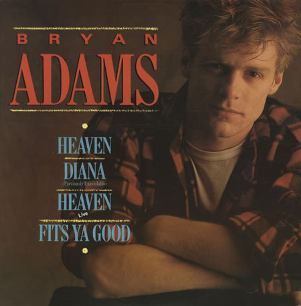 Bryan Adams Heaven UK 12" vinyl single (12 inch record / Maxi-single) AMY256