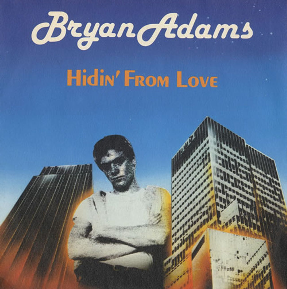 Bryan Adams Hidin' From Love Italian 7" vinyl single (7 inch record / 45) AMS7659