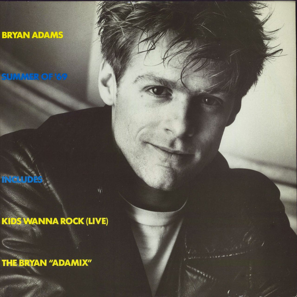 Bryan Adams Summer Of '69 UK 12" vinyl single (12 inch record / Maxi-single) AMY267