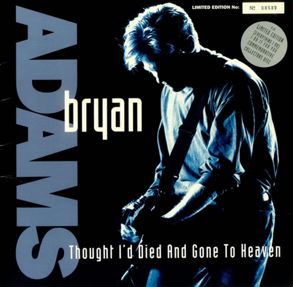 Bryan Adams Thought I'd Died - Silver Vinyl UK 12" vinyl single (12 inch record / Maxi-single) AMY848