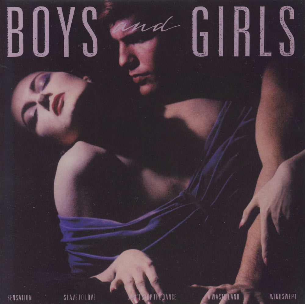 Bryan Ferry Boys And Girls + Signed Pinup UK vinyl LP album (LP record) EGLP62