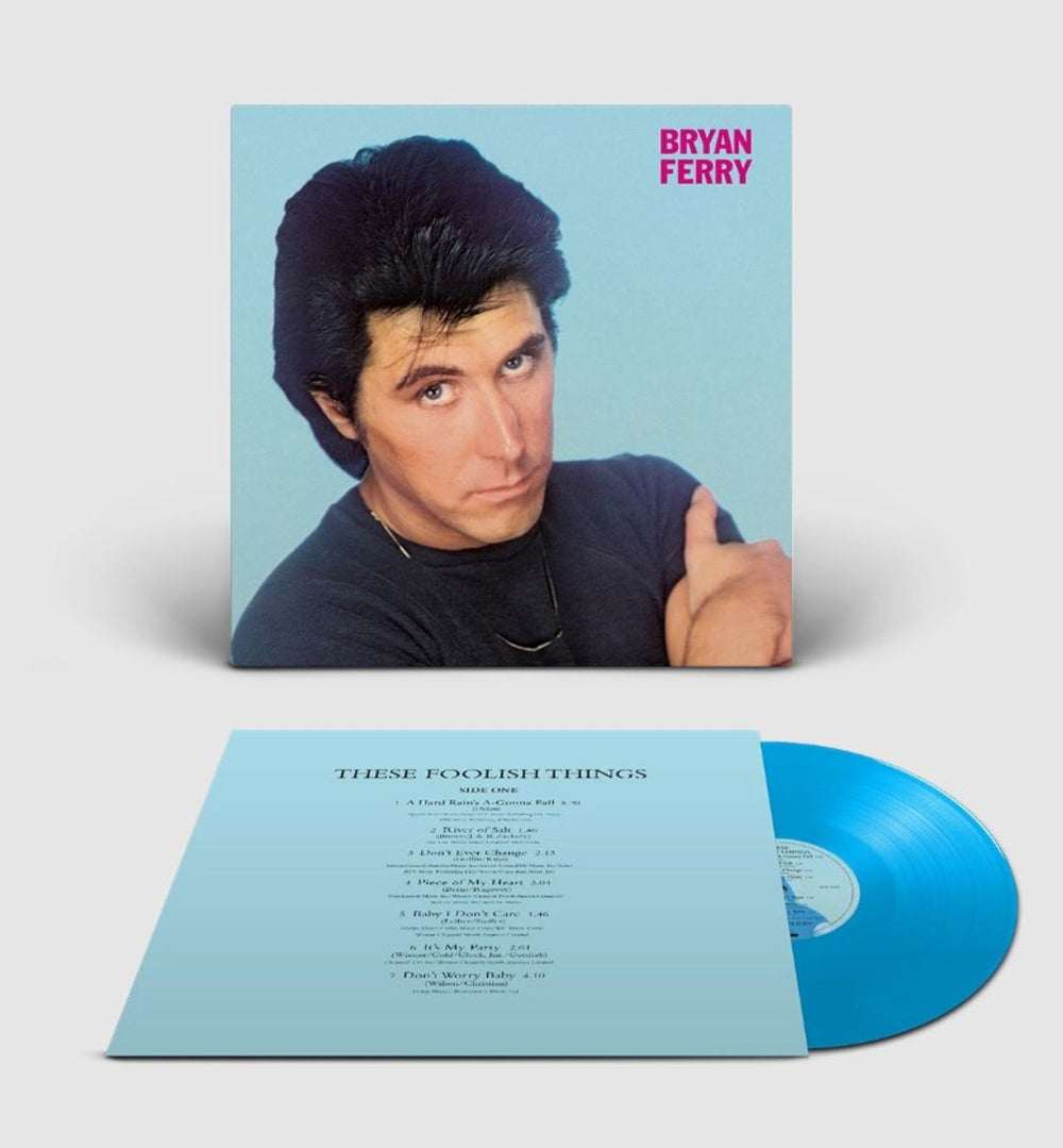 Bryan Ferry These Foolish Things: HMV 1921 - Blue Vinyl - Sealed UK vinyl LP album (LP record) BFLP1B