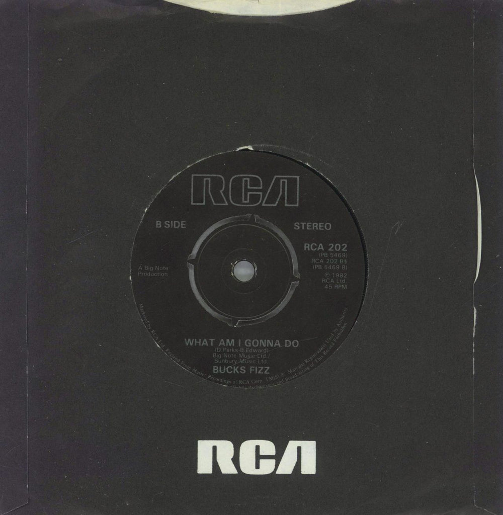 Bucks Fizz My Camera Never Lies UK 7" vinyl single (7 inch record / 45)