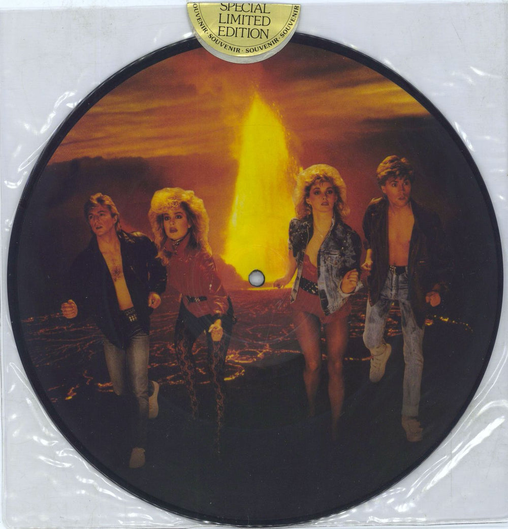 Bucks Fizz Run For Your Life - Hype Stickered UK 10" Vinyl Picture Disc (10 inch Record Single)