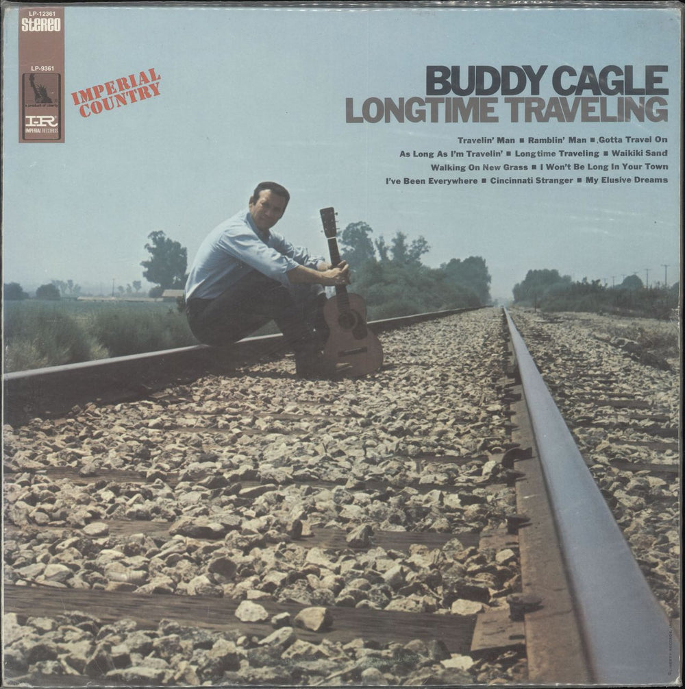 Buddy Cagle Longtime Traveling US vinyl LP album (LP record) LP-12361