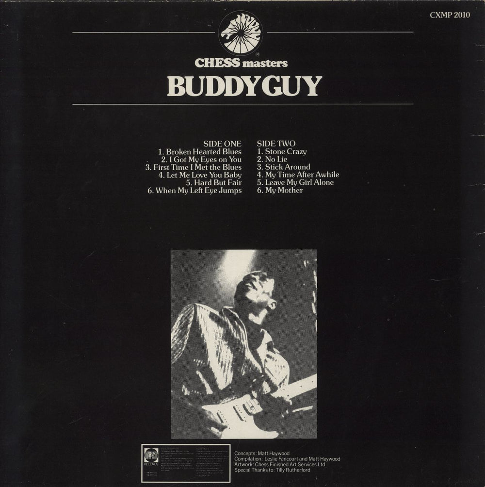 Buddy Guy Chess Masters - price stickered p/s UK vinyl LP album (LP record)