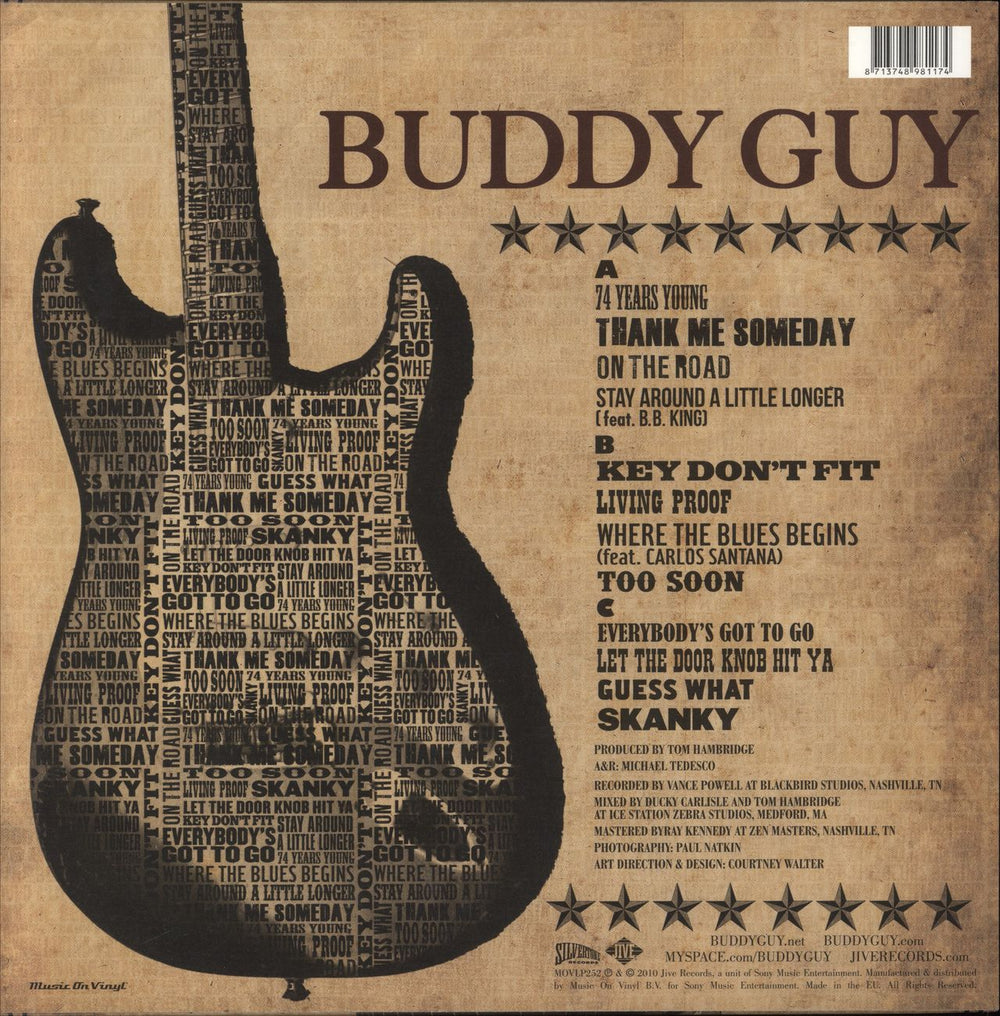 Buddy Guy Living Proof - 180 Gram Vinyl UK 2-LP vinyl record set (Double LP Album) 8713748981174