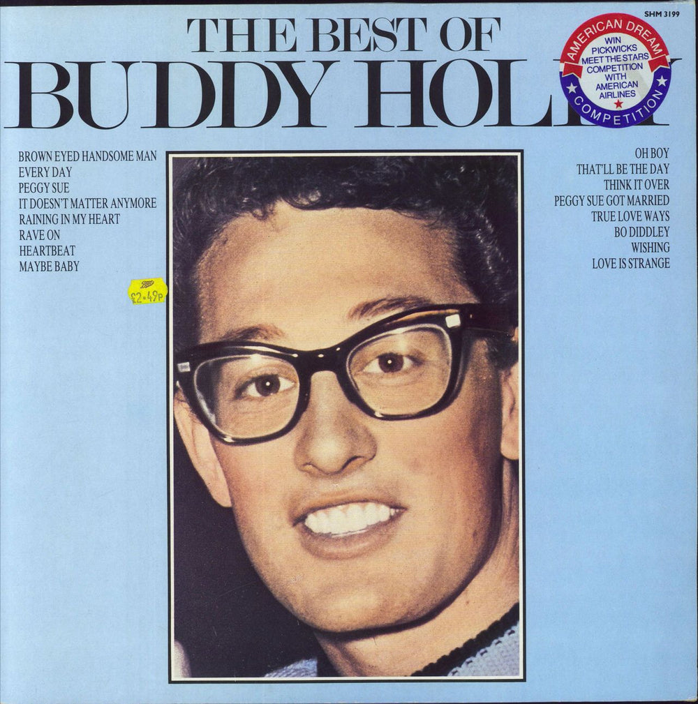 Buddy Holly The Best Of Buddy Holly UK vinyl LP album (LP record) SHM3199