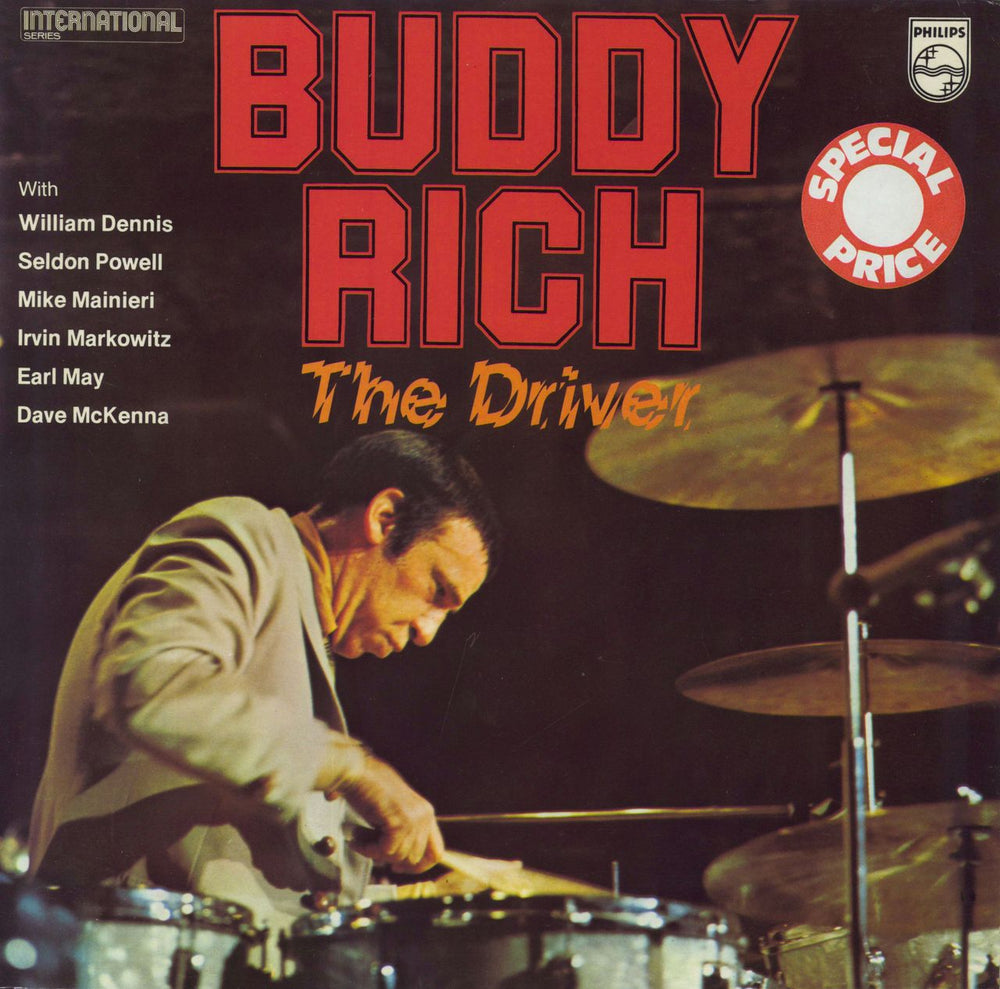 Buddy Rich The Driver UK vinyl LP album (LP record) 6336232