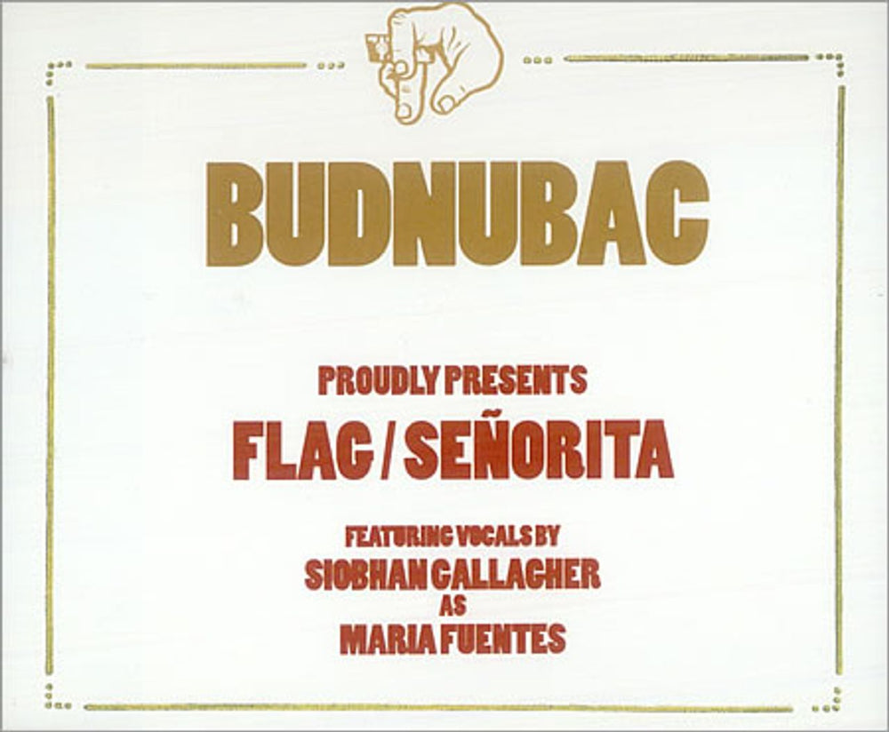 Budnubac Flag / Señorita UK CD single (CD5 / 5") FHCD034