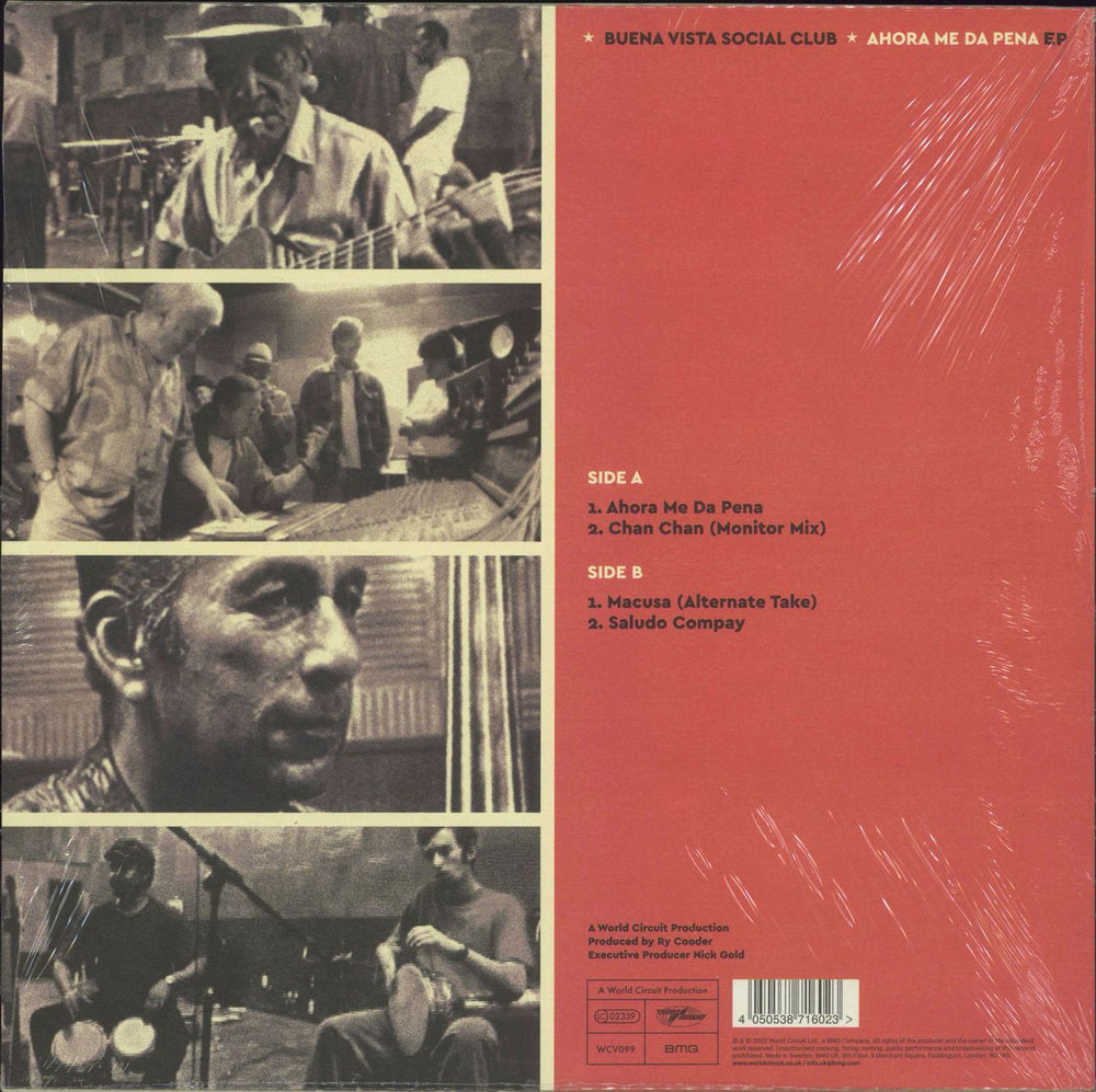 Buena Vista Social Club Ahora Me Da Pena - RSD 2022 - Sealed UK 12" vinyl single (12 inch record / Maxi-single) BVI12AH788925