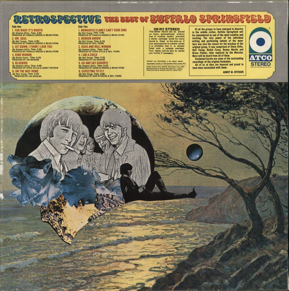 Buffalo Springfield Retrospective - The Best Of Buffalo Springfield - EX UK vinyl LP album (LP record)