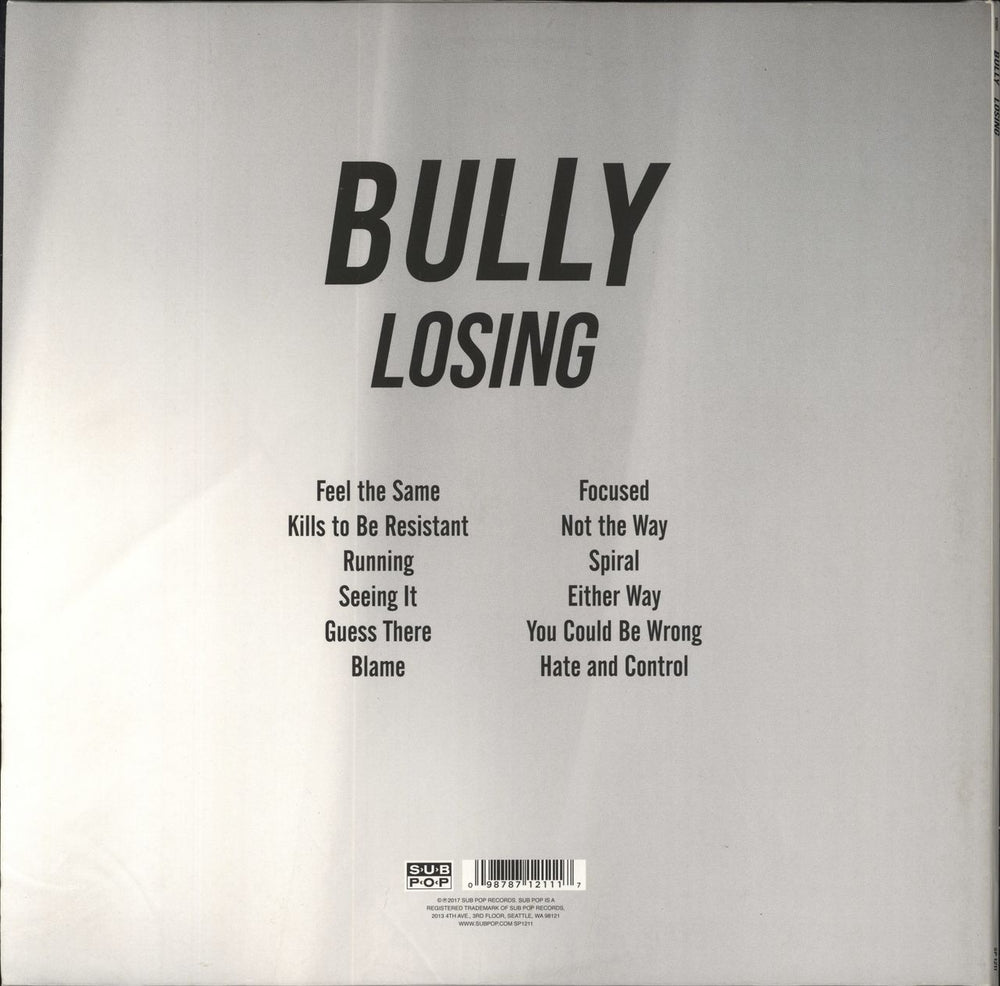 Bully Losing - Loser Edition - Turquoise Vinyl UK vinyl LP album (LP record)