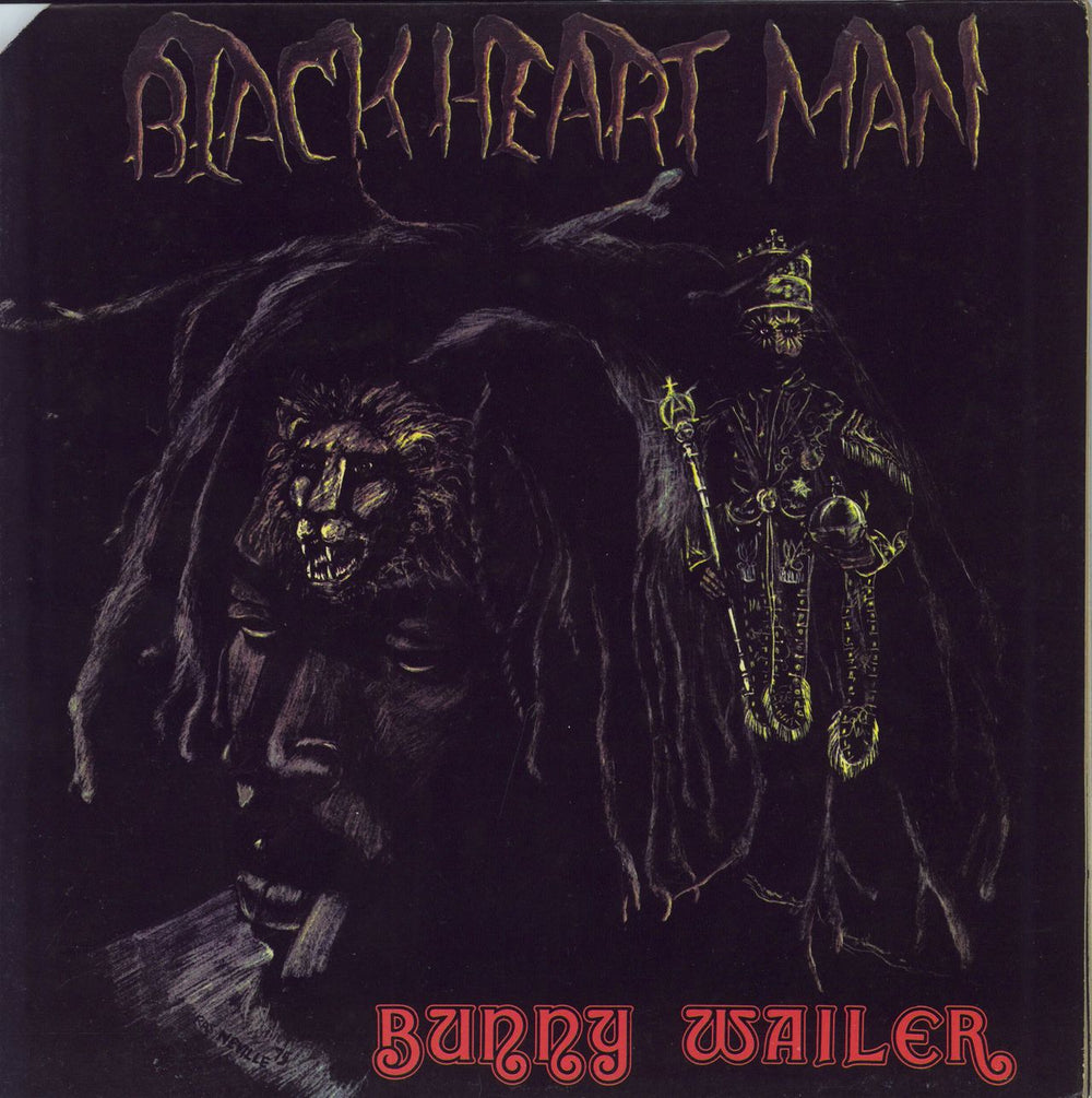 Bunny Wailer Blackheart Man - 1st US vinyl LP album (LP record) ILPS9415