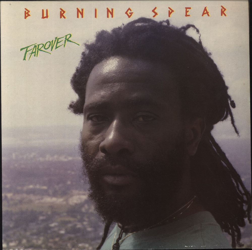 Burning Spear Farover - Sample stickered UK vinyl LP album (LP record) RDC2004