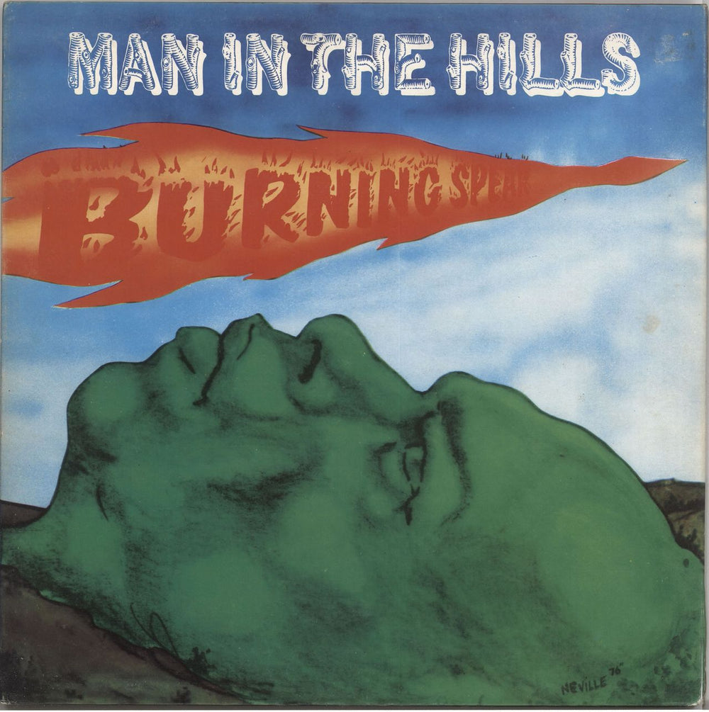 Burning Spear Man In The Hills - 1st UK vinyl LP album (LP record) ILPS9412