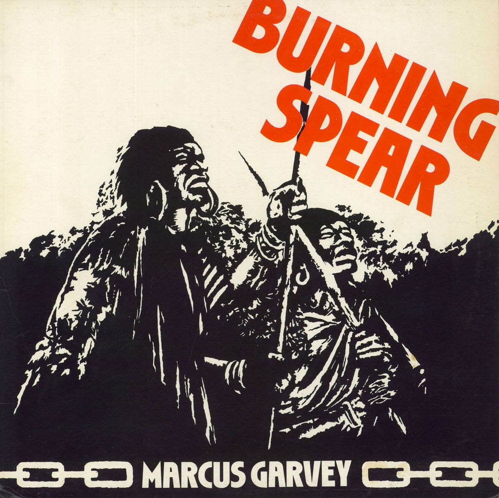 Burning Spear Marcus Garvey - 1st - EX UK vinyl LP album (LP record) ILPS9377