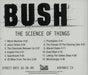 Bush The Science Of Things US Promo CD album (CDLP) B-UCDTH146360