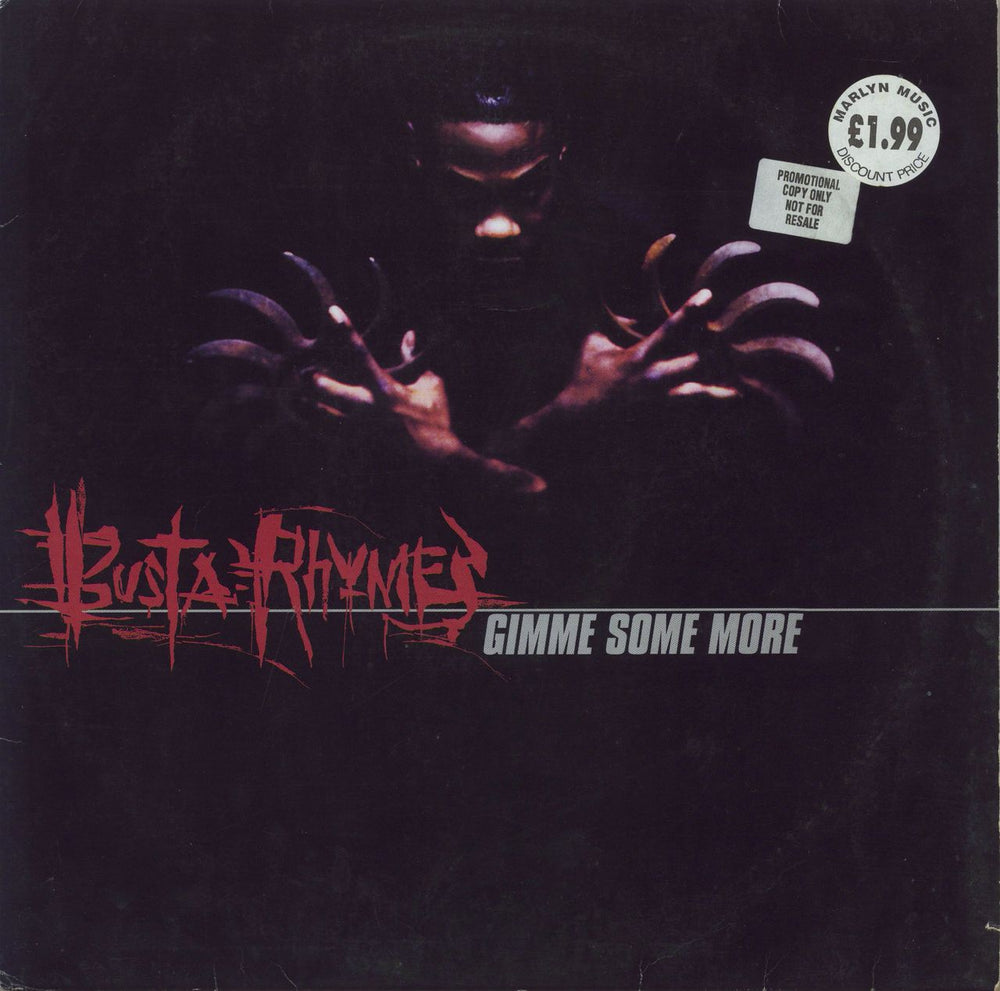 Busta Rhymes Gimme Some More UK 12" vinyl single (12 inch record / Maxi-single) E3782T