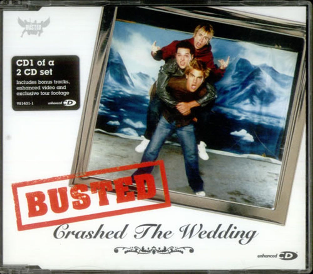 Busted Crashed The Wedding UK 2-CD single set (Double CD single) MCSTD/XD40345